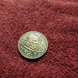 1 OZ COOPER  PIRATE  DESIGN  