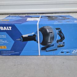 Kobalt 24v Max Cordless Drain Auger Kit with 4-Ah Battery and Charger -BRAND NEW 