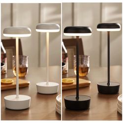 Member's Mark Outdoor Table Lamps, 2-Pack Available in Black or White Brand New In Box