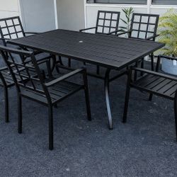 7 pcs new outdoor table set
