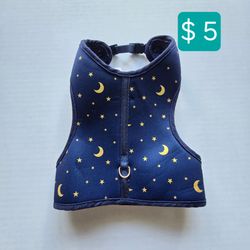 Star and Moon Cat Harness, Small/Medium