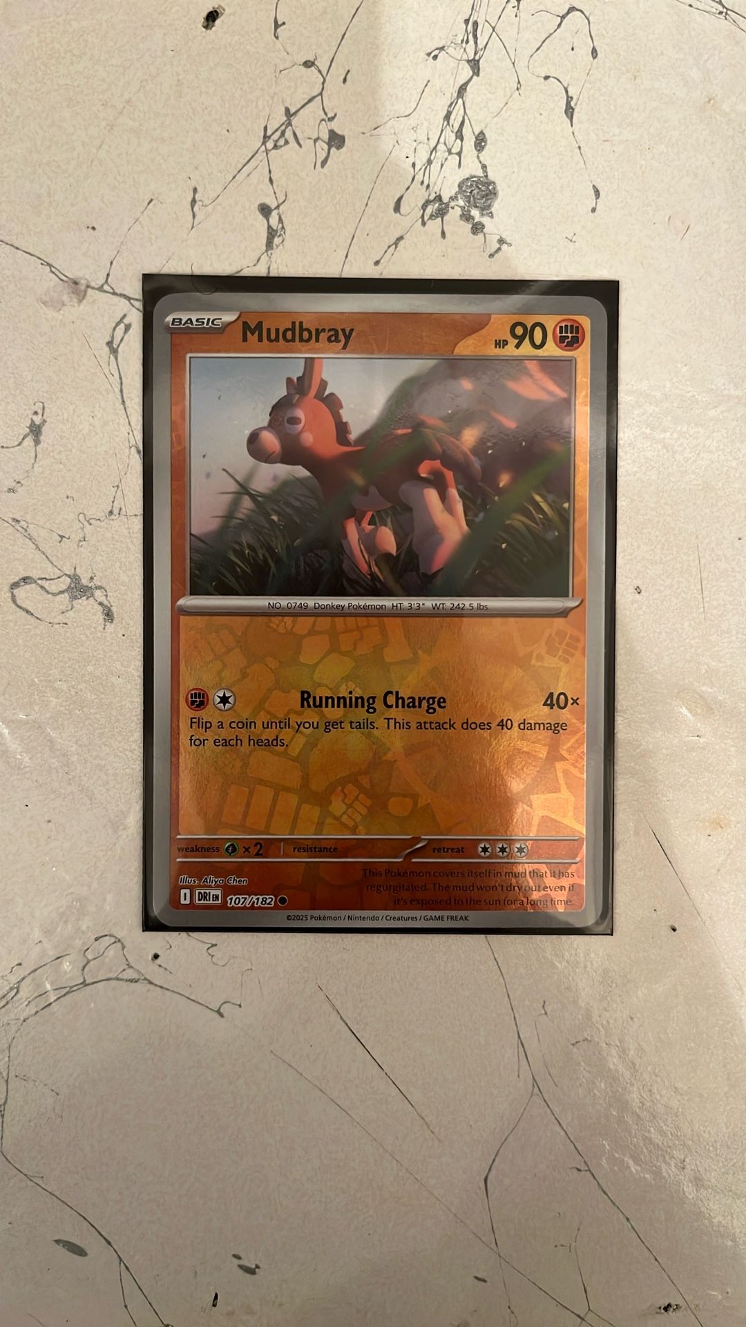 Mudbray • Destined Rivals Pokemon Destined Rivals • 107/182