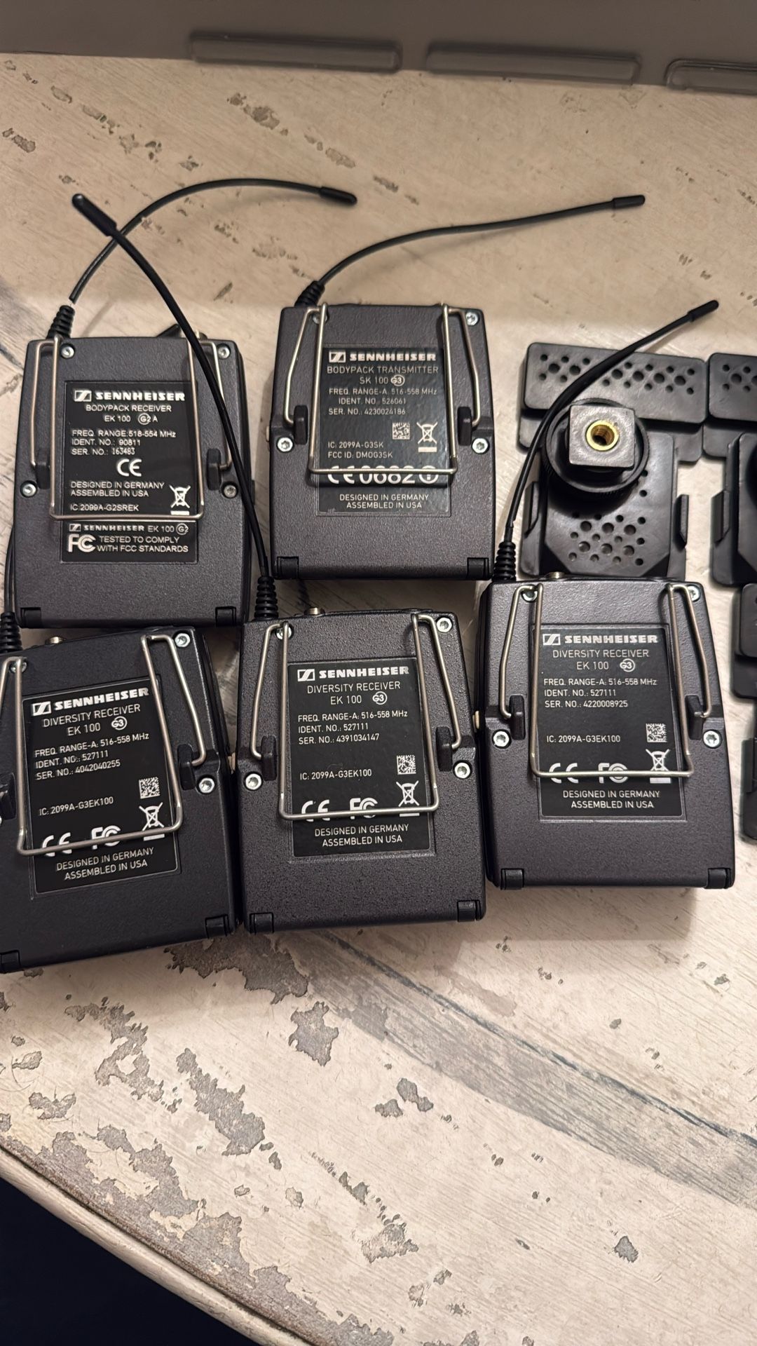 Sennheiser EW100 G3 ENG Kit, EK100 Receiver w/ XLR & SK100 Bodypack +Mic |G Band