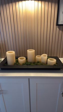 Crate and Barrel Reflection Metal Centerpiece
