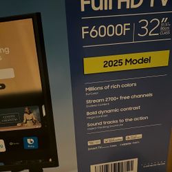 Brand new open  box Samsung 32” F6000F Full HD TV 2025 Model