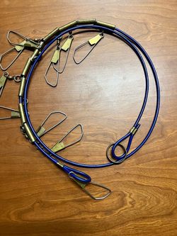 Vintage Cable 10-fish Stringer. Used, Trout, Carp, Catfish, Stripers