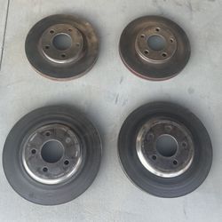 2k Mile Takeoff Brembo OEM Shelby GT500 Rotors Front & Rear 