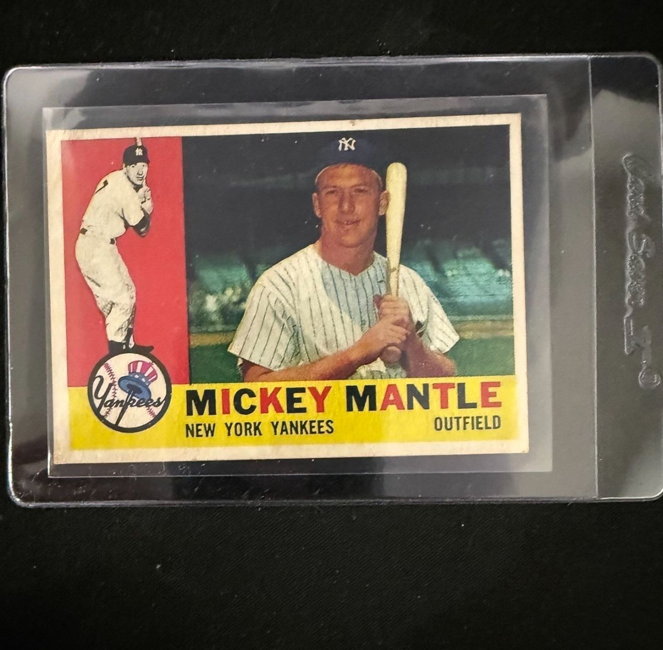 1960 Topps Mickey Mantle card