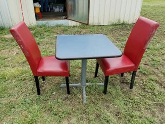Table and chairs