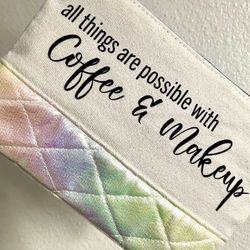 Makeup bag + Laneige lip mask ✨☕️💄