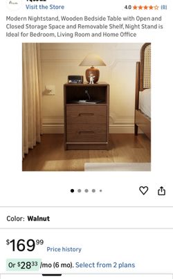 MODERN WOOD NIGHTSTAND