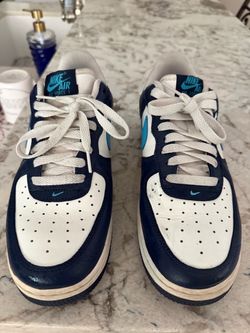 Blue/ Teal Nike Jordans
