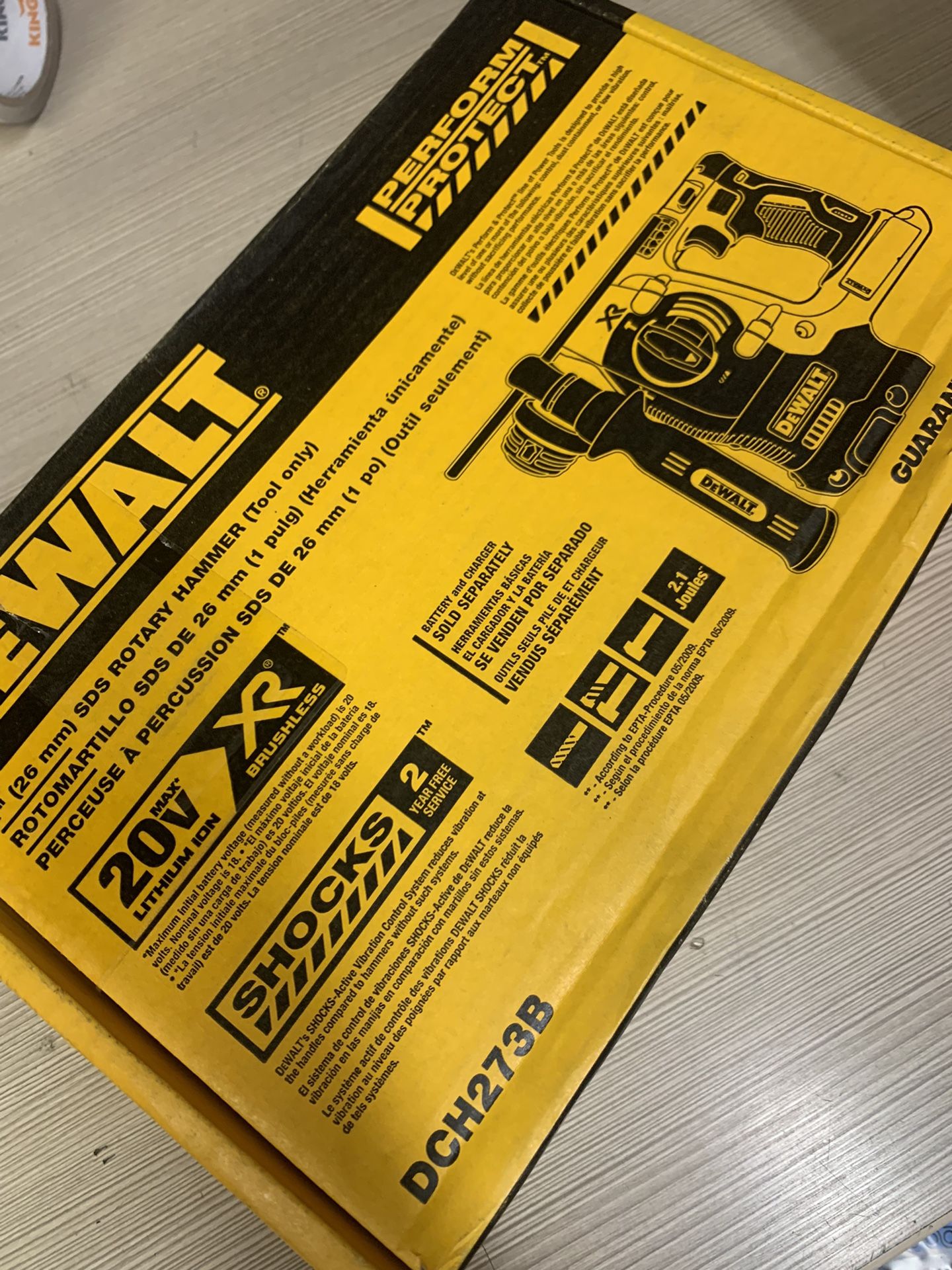 Dewalt New 1” Rotary Hammer XR Brushless