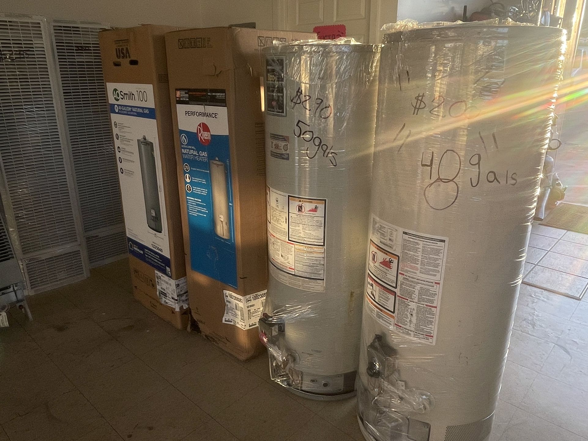 Water Heaters