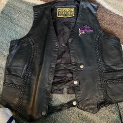 Lady Rider leather vest