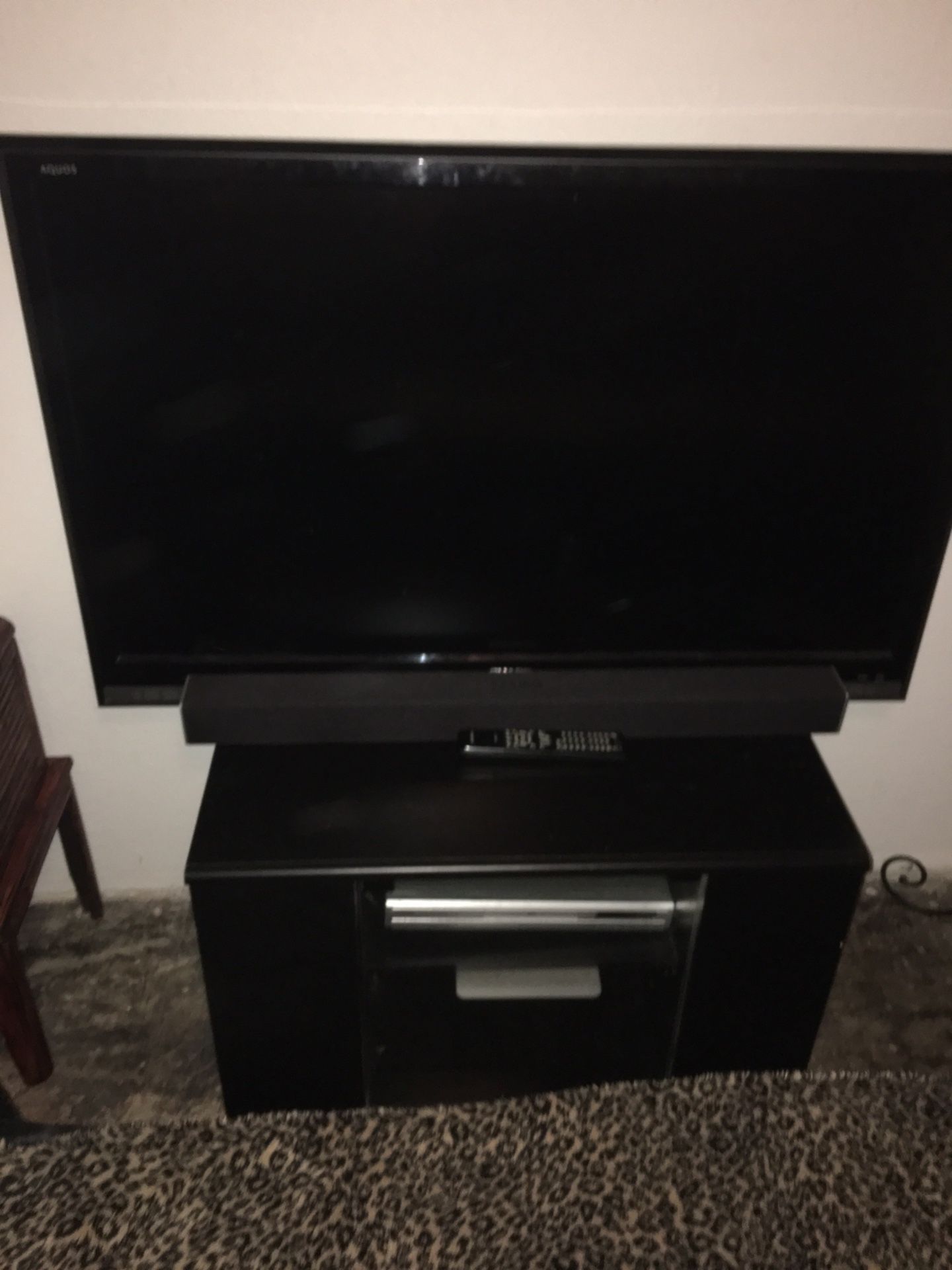 52 Inch Sharp TV With Stand