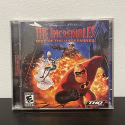 Disney Incredibles Rise Of The Underminer PC CD-ROM 2 Disc Windows Mac Game 2004