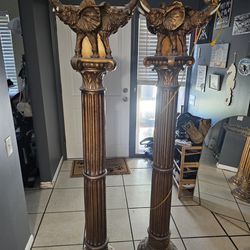 Antique African Elephant Lamps 