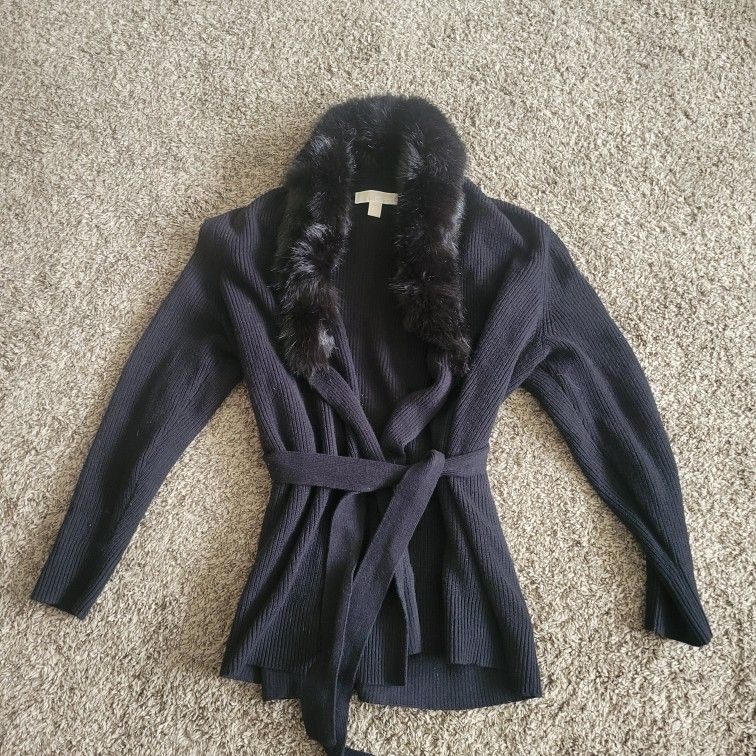 Michael Kors Faux Cardigan