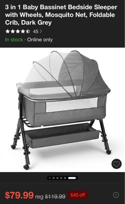 Baby Bassinet Bedside Sleeper