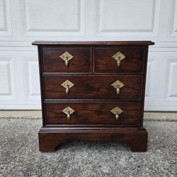 Vintage Henredon Solid Wood Small Nightstand 