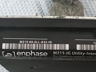 Enphase M215 Microinverters with Trunk Cable