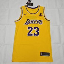 LeBron James Los Angeles Lakers Basketball Jersey Icon Style NEW
