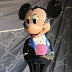Vintage Disney Mickey Mouse Gumball Machine 60 year Anniversary Superior 