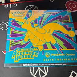 Pokemon Center Mega Evolutions Ascended Heroes Elite Trainer Box ETB