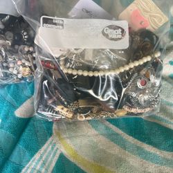 Two Large Bags Of Costume, Random Jewelry. My Price Is Farm. I Won’t Answer To Anybody Offer More Than What I Am Asking.