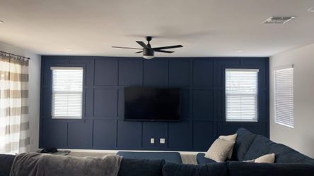 Closet shelving & Accent walls