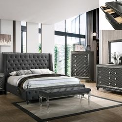 Brand New 4 Pc Queen Bedroom Set