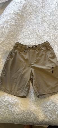Boys Tan/Navy Cargo Shorts