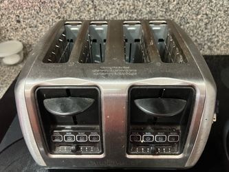 4-Slice Stainless Steel Toaster