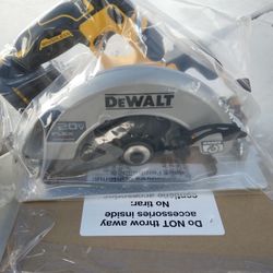 New Dewalt Flex Advantage 7-1/4" Circular Saw Tool Only 