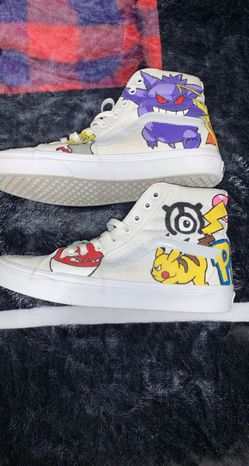 regeling parallel puppy Vans Pokémon Custom Shoes Men Size 10 for Sale in Houston, TX - OfferUp