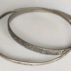 antique silver bangles