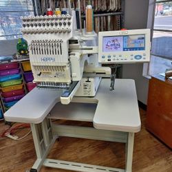 Happy 12-Needle Embroidery
Machine