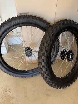 Complete E-Bike Dirt Wheel Set (19" Front / 18" Rear) - Fits Surron/Talaria/79Bike