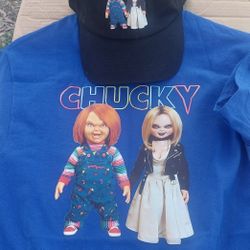 Teecshirts& Hat Chucky & Wife