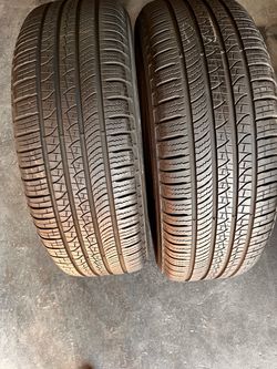 2 SEMI NEW 25560R20 PIRELLI ALL SEASON tires for $250 installed and balanced. Tires have 99% Tread left! 25560R20 255 60 22 255 60 R 20 255/60/20 255/