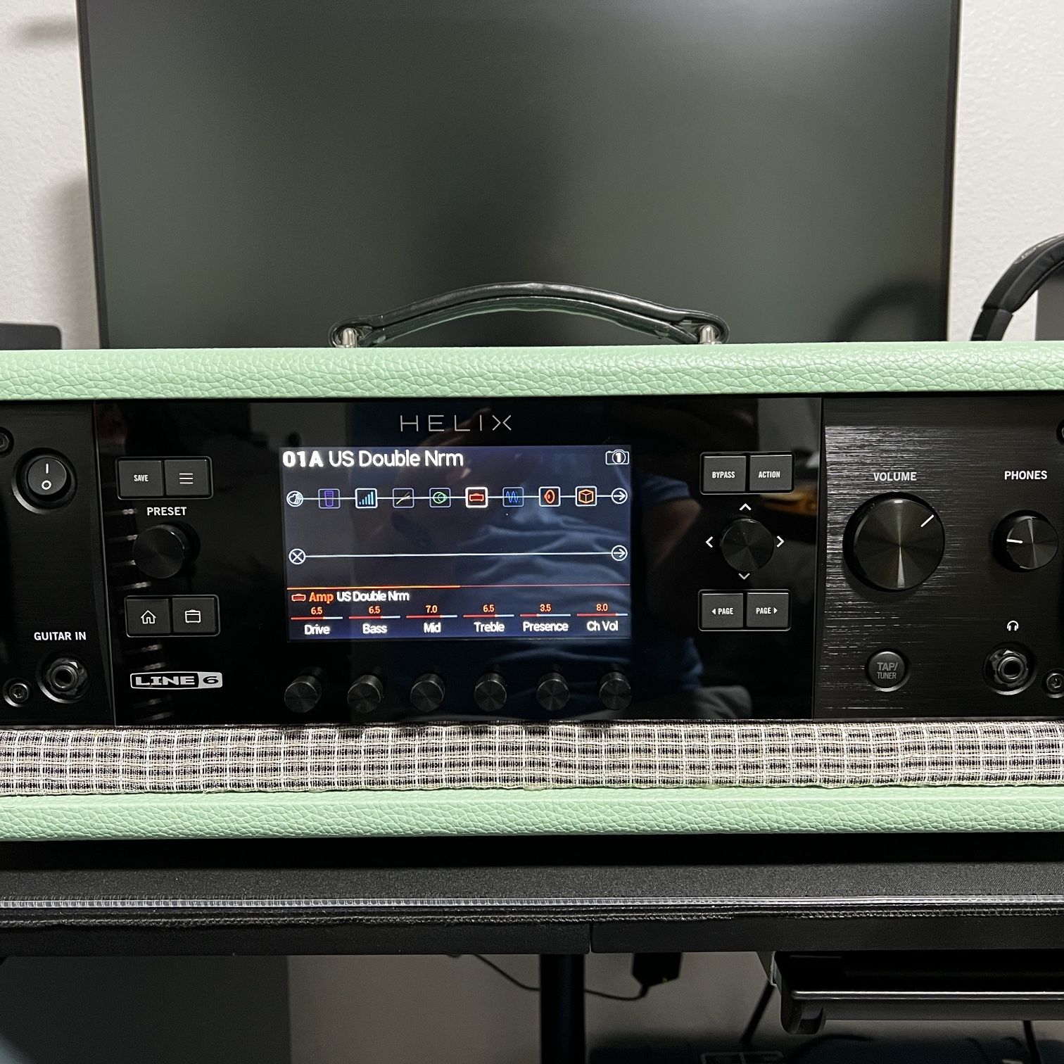 Line 6 Helix Rack Guitar Multi-effects Rack Processor for Sale in