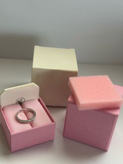 Swarovski Silver Crystal Ring Size 7 – New in Box (Retail $79)