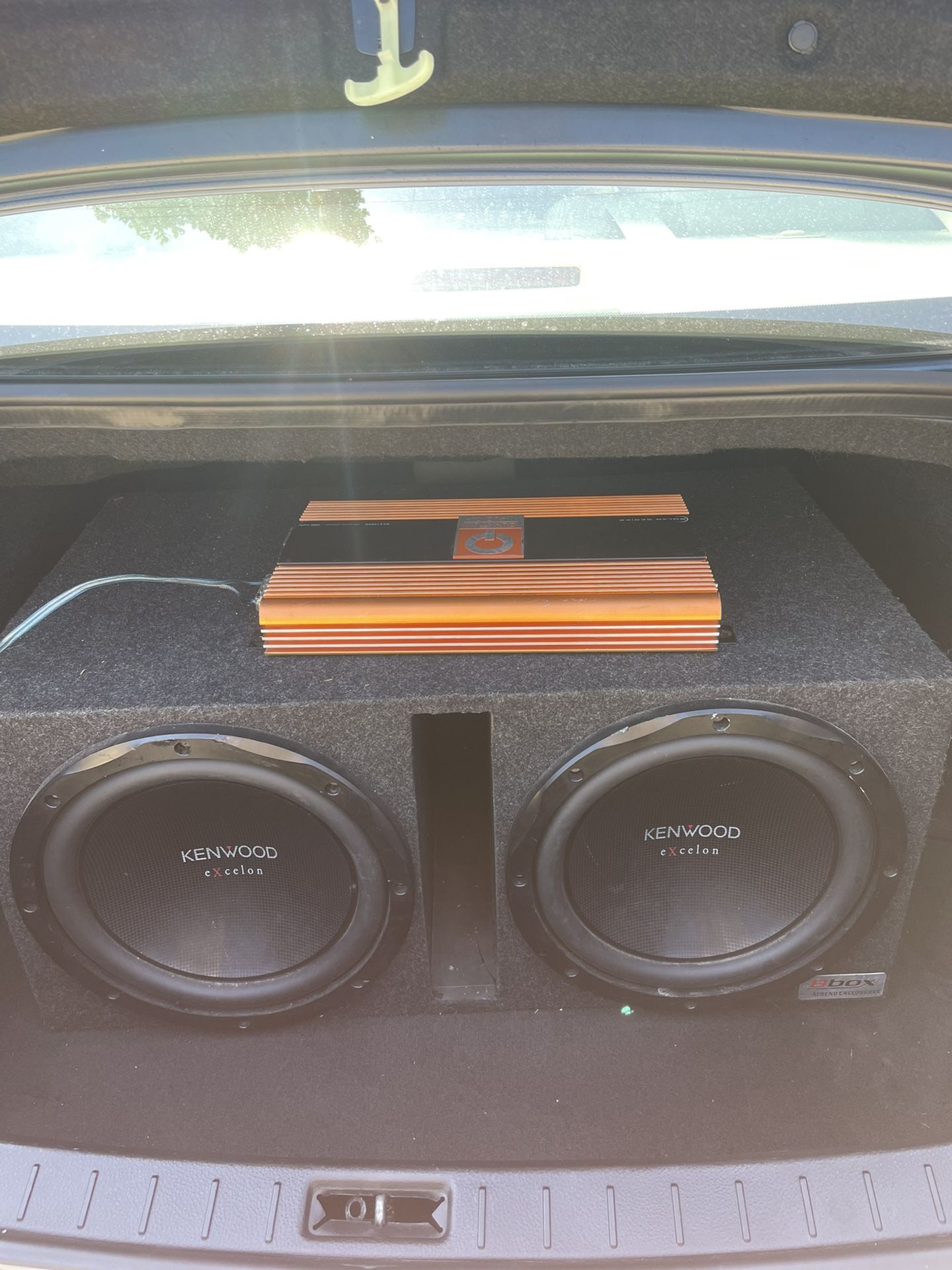 Dual 12 Inch Subwoofers And Amp