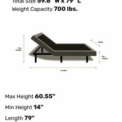 Bed Frame With Controller