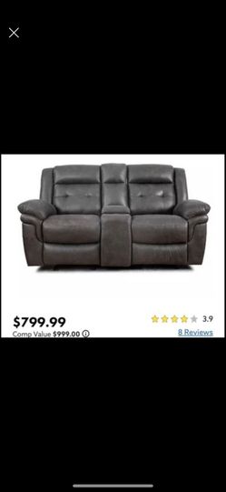 Comfortable Grey Recliner Sofa With Warranty