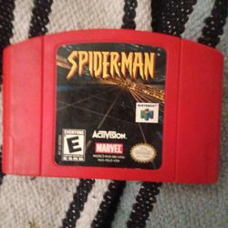 Spiderman Nintendo 64 Great Condition 