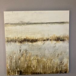 Seagrass Painting On Canvas