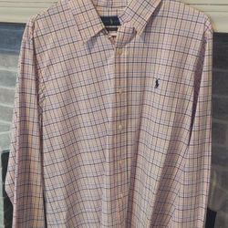 Polo Long Sleeve Size Medium 