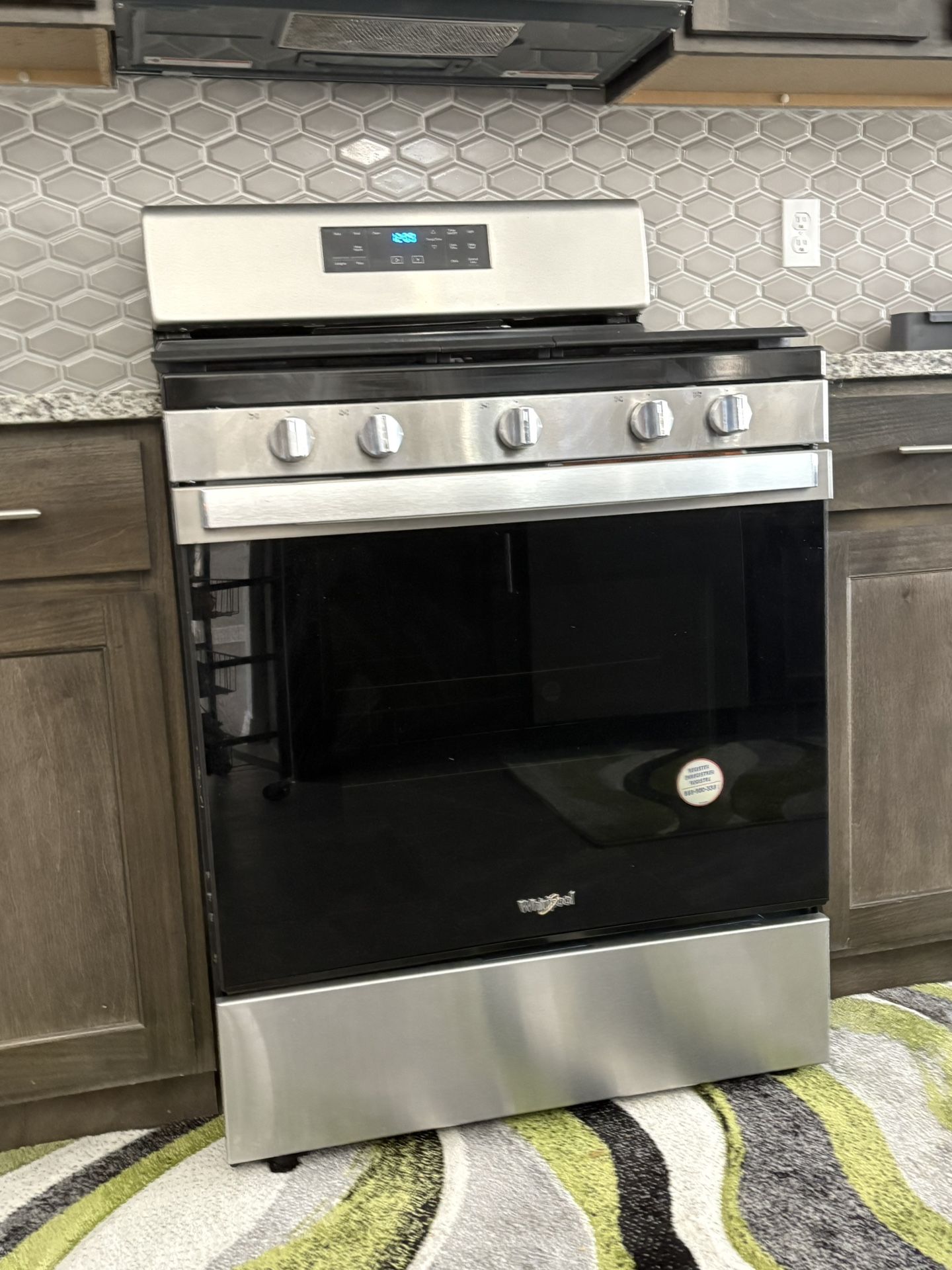 Whirlpool Gas Convection Range